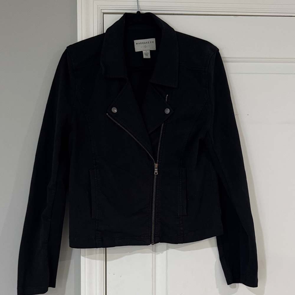 Black Biker Jacket